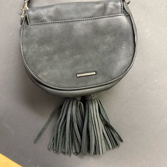 Rebecca Minkoff Black Leather Crossbody Bag - Picture 8 of 15